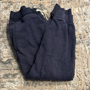Boden Navy Speckled Kids Sweatpants